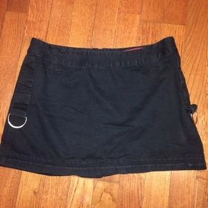 Grunge Zipper Skull Skirt